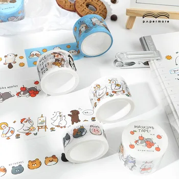 4 Designs Mixed Happy Animal Friends Cute Cartoon Washi Tapes Set 30mm/20mm*5M Free Shipping
4 Designs Mixed Happy Animal Friends Cute Cartoon Washi Tapes Set 30mm/20mm*5M Free Shipping