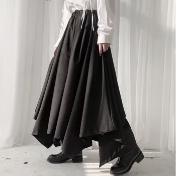 LANMREM 2020 New Dark Wind Irregular Wide Leg Original Design Female Models Wild Loose Solid Color Culottes 19B-a268
LANMREM 2020 New Dark Wind Irregular Wide Leg Original Design Female Models Wild Loose Solid Color Culottes 19B-a268