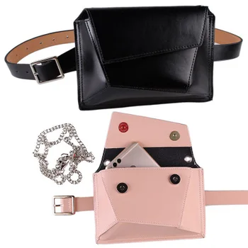 Women Irregular Square Box Belt Bag Fashion Leather Waist Belt Bag Long Chain Shoulder Messenger Bag Phone Geometric Waist Packs 
Women Irregular Square Box Belt Bag Fashion Leather Waist Belt Bag Long Chain Shoulder Messenger Bag Phone Geometric Waist Packs