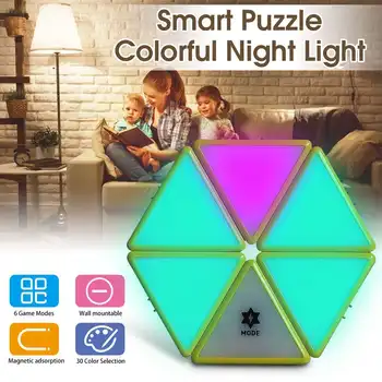 Night Light Smart Puzzle Creative-Lights Colorful Building Block Night Light Color Change LED Lamp Home Decor
Night Light Smart Puzzle Creative-Lights Colorful Building Block Night Light Color Change LED Lamp Home Decor