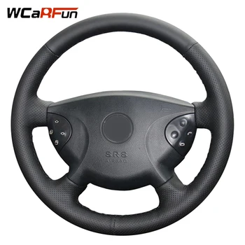WCaRFun Black Artificial Leather Hand-Stitched Steering Wheel Cover for Mercedes Benz W210 E240 E63 E320 E280 2002-2005
WCaRFun Black Artificial Leather Hand-Stitched Steering Wheel Cover for Mercedes Benz W210 E240 E63 E320 E280 2002-2005