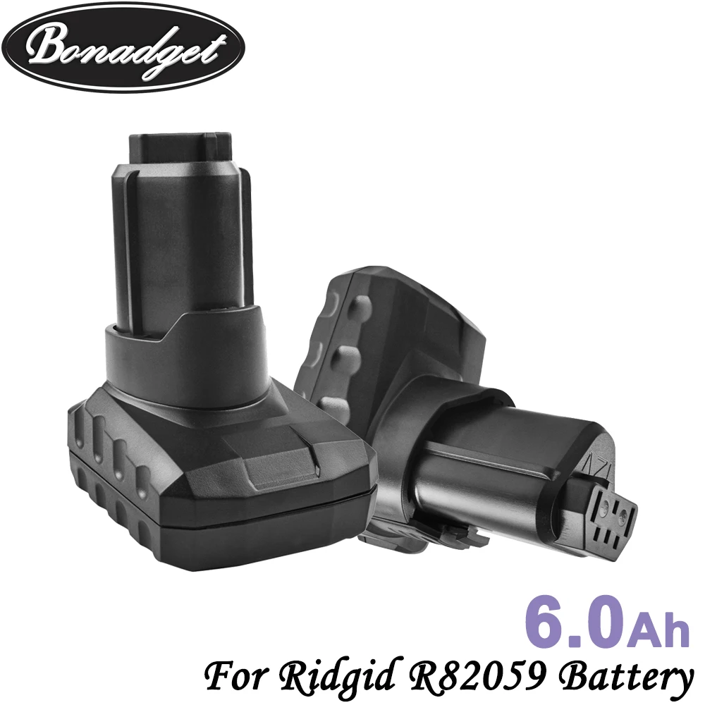 Bonadget 2Piece Replacement For AEG Ridgid R82059 6000mAh 12V Li-Ion Battery L1215 L1215P L1215R 4932 584932 Power Tools Battery
Bonadget 2Piece Replacement For AEG Ridgid R82059 6000mAh 12V Li-Ion Battery L1215 L1215P L1215R 4932 584932 Power Tools Battery