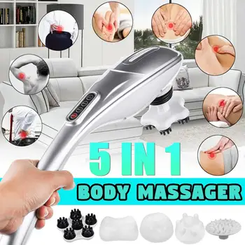 110V Electric Neck Massager Handheld Hammer Infrared Massage Back Waist Leg Body Relax Cervical Vertebra Roller Massage Stick
110V Electric Neck Massager Handheld Hammer Infrared Massage Back Waist Leg Body Relax Cervical Vertebra Roller Massage Stick