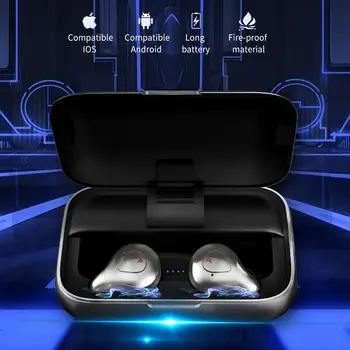 V12 TWS Bluetooth 5.0 Earbuds Binaural HD Call Earphone With LED Display Charging Box Mini In-Ear Wireless Sports Headset
V12 TWS Bluetooth 5.0 Earbuds Binaural HD Call Earphone With LED Display Charging Box Mini In-Ear Wireless Sports Headset