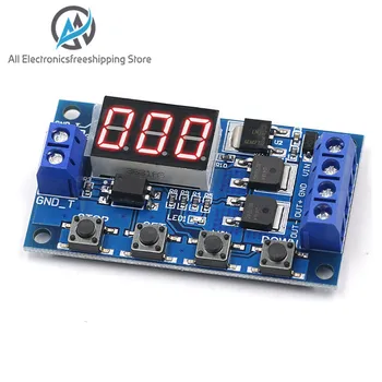 DC 12V 24V Dual MOS LED Digital Time Delay Relay Trigger Cycle Timer Delay Switch Circuit Board Timing Control Module DIY
DC 12V 24V Dual MOS LED Digital Time Delay Relay Trigger Cycle Timer Delay Switch Circuit Board Timing Control Module DIY