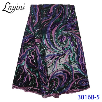 Latest African Lace Fabric with Sequins High Quality French Tulle Mesh Lace Fabrics Sequence Fabrics for Nigerian Wedding L3016B
Latest African Lace Fabric with Sequins High Quality French Tulle Mesh Lace Fabrics Sequence Fabrics for Nigerian Wedding L3016B