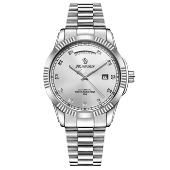SENORS Luxury Roles Silver Automatic Mechanic Watch Men Male Clock Date Function Solid Stainless Steel Band Auto Self-Wind 
SENORS Luxury Roles Silver Automatic Mechanic Watch Men Male Clock Date Function Solid Stainless Steel Band Auto Self-Wind