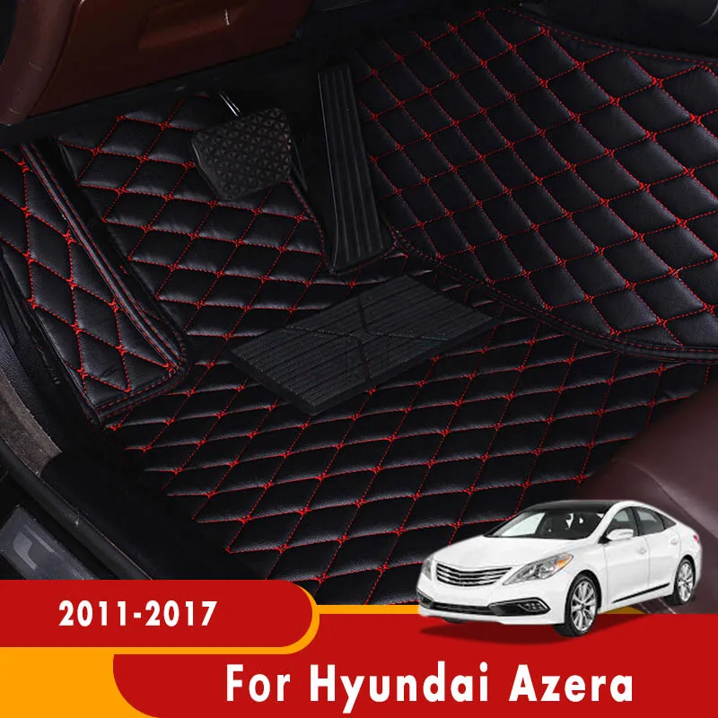 Для Hyundai Azera 2017 2016 2015 2014 2013 2012 2011 Автомобильные коврики автомобильные аксессуары