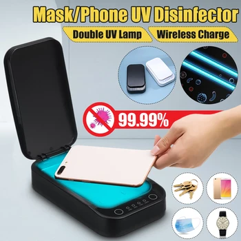 Uv Sterilizer Box Esterilizador Ultraviolet Ray Phone facemask Disinfection Cabinet for Jewelry Phone Sterilizer fast shipping
Uv Sterilizer Box Esterilizador Ultraviolet Ray Phone facemask Disinfection Cabinet for Jewelry Phone Sterilizer fast shipping