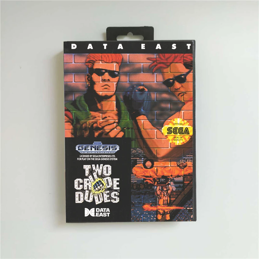Two Crude Dudes - USA Cover With Retail Box 16 Bit MD Game Card for Sega Megadrive Genesis Video Game Console
Two Crude Dudes - USA Cover With Retail Box 16 Bit MD Game Card for Sega Megadrive Genesis Video Game Console