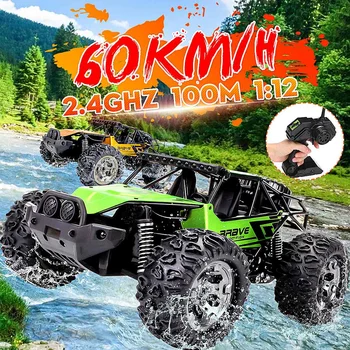 1:12 60Km/h RC Remote Control Off Road Cars Vehicle 2.4Ghz Crawlers Electric Monster RC car Toy for Children Gift
1:12 60Km/h RC Remote Control Off Road Cars Vehicle 2.4Ghz Crawlers Electric Monster RC car Toy for Children Gift