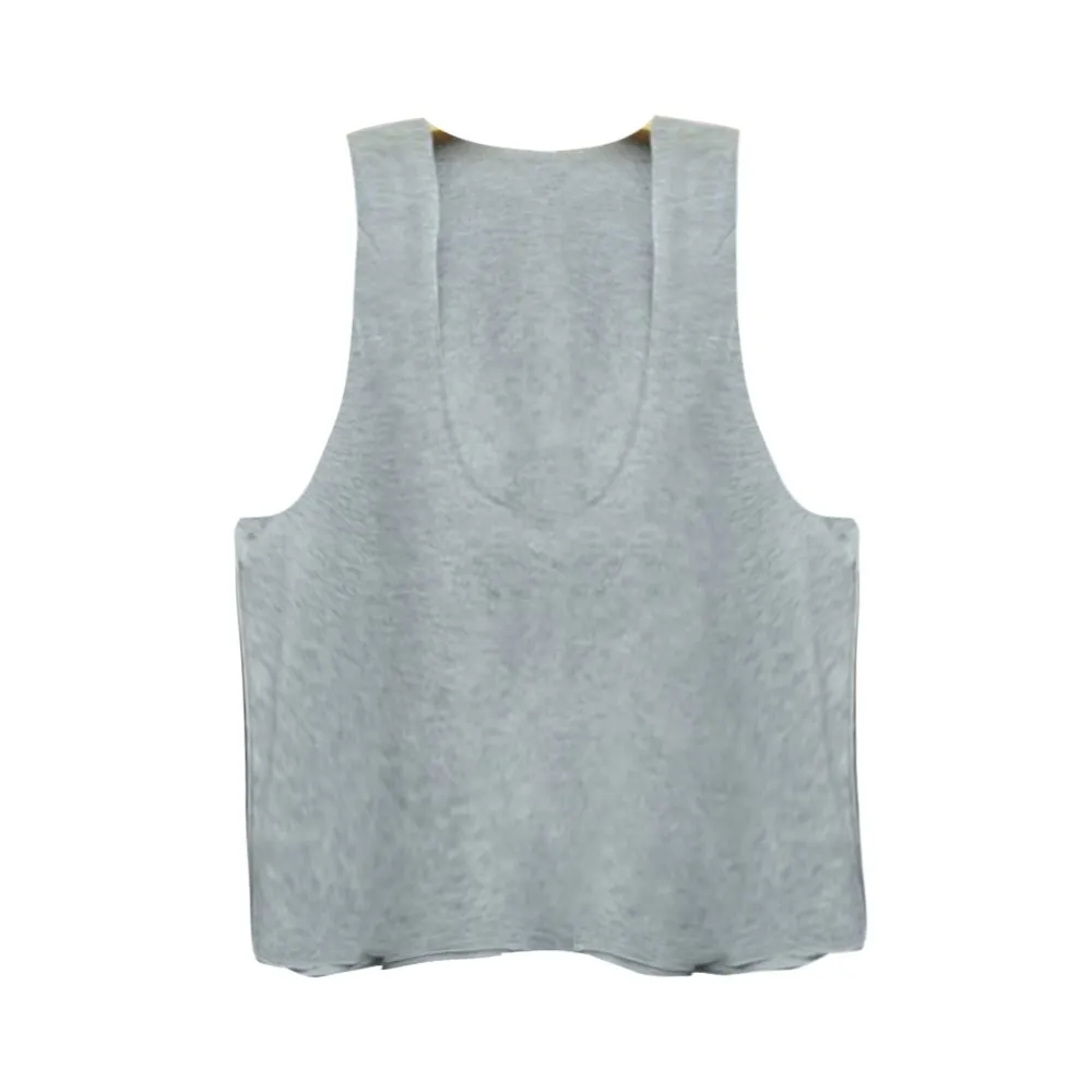 Sexy Women's Casual Deep V Neck Sleeveless Vest Ultra Loose Solid Color Gray White Tank Tops Hollow Out Vest Tops Underwear
Sexy Women's Casual Deep V Neck Sleeveless Vest Ultra Loose Solid Color Gray White Tank Tops Hollow Out Vest Tops Underwear