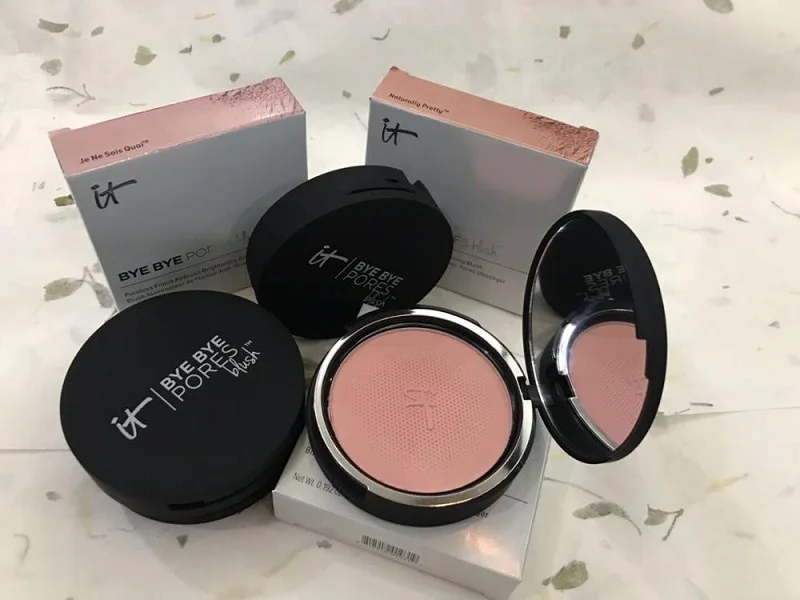 Beauty cosmetic it bye bye pore blush 2color face rouge makeup cheek powder minerals blusher palette best quanlity
Beauty cosmetic it bye bye pore blush 2color face rouge makeup cheek powder minerals blusher palette best quanlity