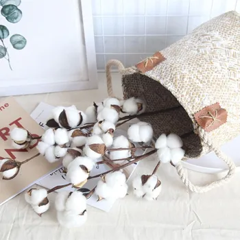 Artificial Flowers 10 Head Naturally Dried Cotton Flower Artificial Plants Floral Branch Home Decor Wedding Bouquet Fake Flowers
Artificial Flowers 10 Head Naturally Dried Cotton Flower Artificial Plants Floral Branch Home Decor Wedding Bouquet Fake Flowers