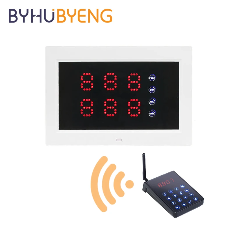 BYHUBYENG Queue 433mhz Repeater Wireless Service Waiter Call Receiver Paging Pager Nurse Display Calling System Watch Button
BYHUBYENG Queue 433mhz Repeater Wireless Service Waiter Call Receiver Paging Pager Nurse Display Calling System Watch Button