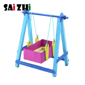 Saizhi DIY Handmade Cradle Invention Experiment Wood Magnetic Science Swing Set Educational Toy for Children Birthday Gifts
Saizhi DIY Handmade Cradle Invention Experiment Wood Magnetic Science Swing Set Educational Toy for Children Birthday Gifts