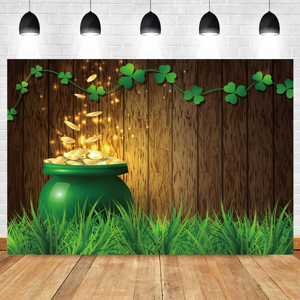 St. Patrick's Day Clover Photography Backdrop Photocall Wood Board Party Decor Background Photographic Photo Studio Photozone
St. Patrick's Day Clover Photography Backdrop Photocall Wood Board Party Decor Background Photographic Photo Studio Photozone