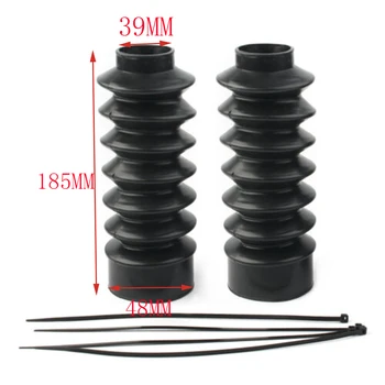 

2Pcs 39mm Fork Front Gaiters Gators Boot Shock Absorber Rubber For Harley Sportster XL883 1200 HARLEY FXD XL SPORTSTER