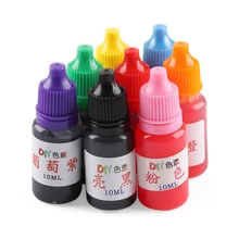 10ml 8 cores sabão tintura resina pigmento cristal cola epoxy corante diy jóias fazendo artesanato de arte para casa festa decoração fornecimento quente(China)