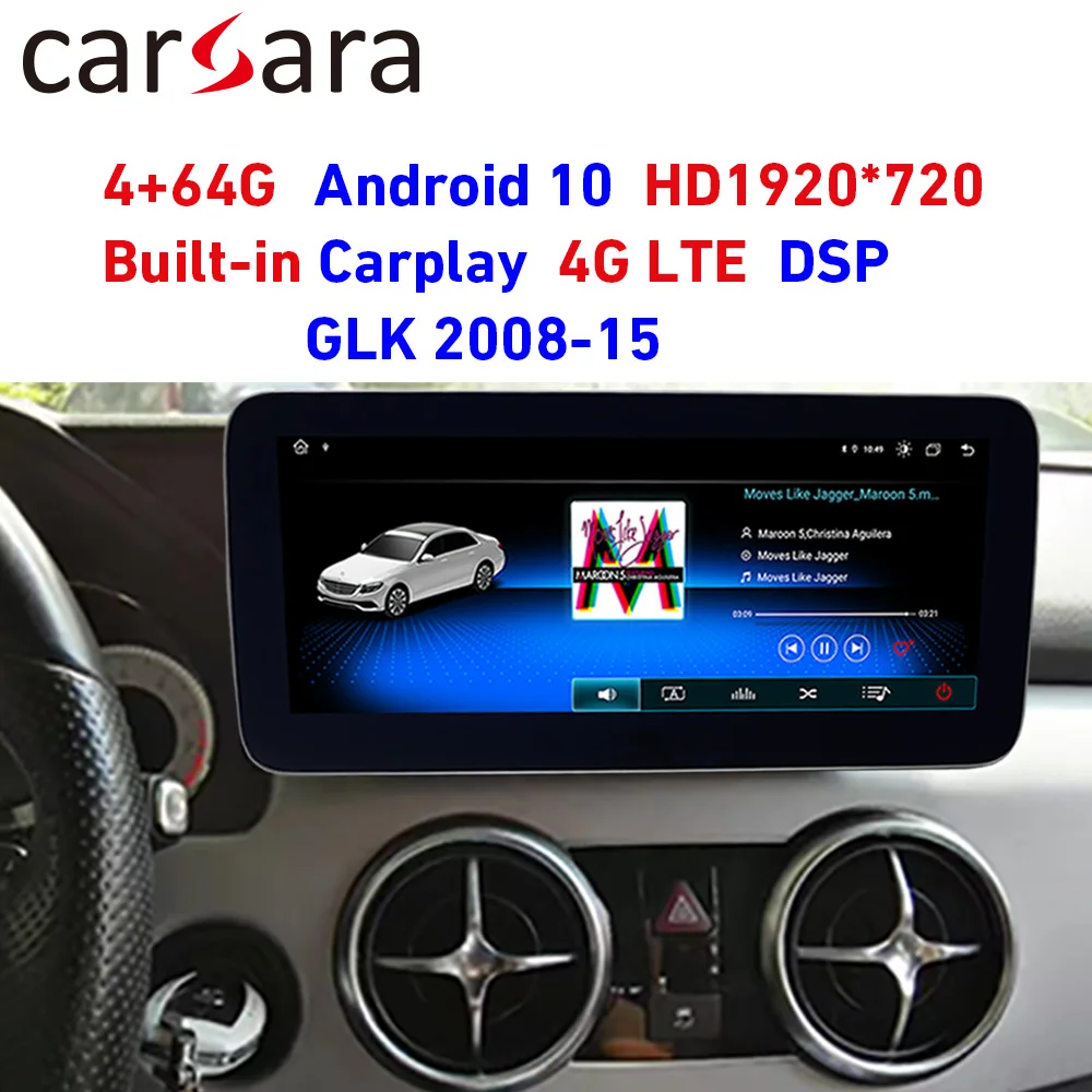 4 ГБ ОЗУ 64 Гб ПЗУ Android Сенсорный экран для GLK X204 2008-2015 10 25 "дисплей gps-навигация