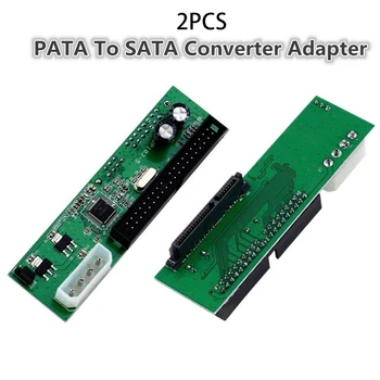 PATA IDE TO SATA Converter Adapter Plug&Play 7+15 Pin 3.5/2.5 SATA HDD DVD PATA IDE Adapter Converter
PATA IDE TO SATA Converter Adapter Plug&Play 7+15 Pin 3.5/2.5 SATA HDD DVD PATA IDE Adapter Converter