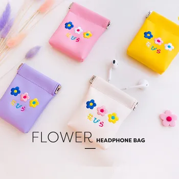 Bentoy Milkjoy Cute Flower Printed Style Girl Headset Pocket Money Storage Bag Coin Purse 
Bentoy Milkjoy Cute Flower Printed Style Girl Headset Pocket Money Storage Bag Coin Purse