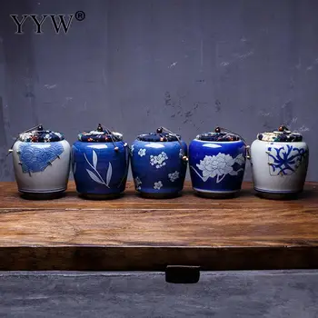 Kitchen Storage Box Tea Caddy Blue Ceramic Can Organizer Vintage Flower Cans For Storage Jars For Spices Slimes Bank Mason Jar
Kitchen Storage Box Tea Caddy Blue Ceramic Can Organizer Vintage Flower Cans For Storage Jars For Spices Slimes Bank Mason Jar