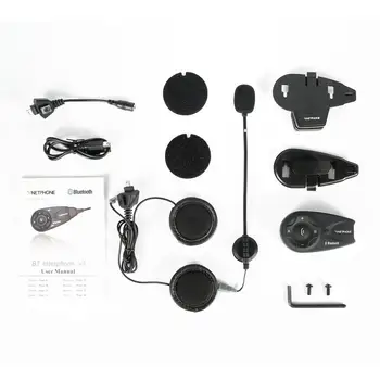 High Quality V5-1200M Motorcycle Helmet Interphone 5 Riders BT Walkie Talkie For Skiing Cycling Helmet
High Quality V5-1200M Motorcycle Helmet Interphone 5 Riders BT Walkie Talkie For Skiing Cycling Helmet