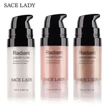 SACE LADY rozświetlacz w płynie makijaż twarzy iluminator blask zestaw makijaż rozjaśnić Shimmer Cream twarzy Bronzer Contour Cosmetic(China)