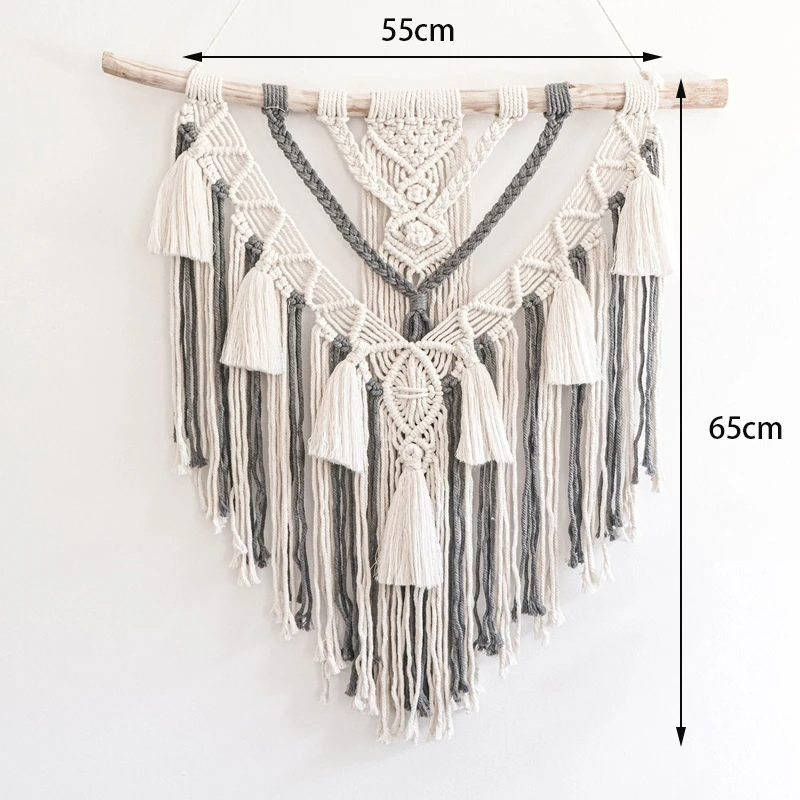 Colorful Bohemian Macrame Wall Tapestry 1
