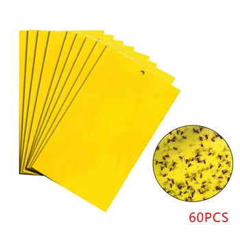 60pcs Dual-Sided Yellow Sticky Traps Strong Flies Bugs Insects Pest Catching Sticky Board New
60pcs Dual-Sided Yellow Sticky Traps Strong Flies Bugs Insects Pest Catching Sticky Board New