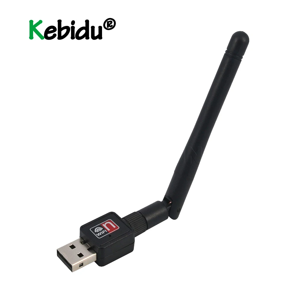 

USB Adapter 150Mbps USB 2.0 WiFi Wireless Network Card 802.11 N/g/b 2dB 150M LAN Dongle MT7601 Adapter Adjustable With Antenna