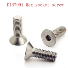 5-50PCS Allen Key Head DIN7991 M2 M2.5 M3 M4 M5 M6 Stainless steel 304 or black hex socket Flat countersunk head screw
5-50PCS Allen Key Head DIN7991 M2 M2.5 M3 M4 M5 M6 Stainless steel 304 or black hex socket Flat countersunk head screw