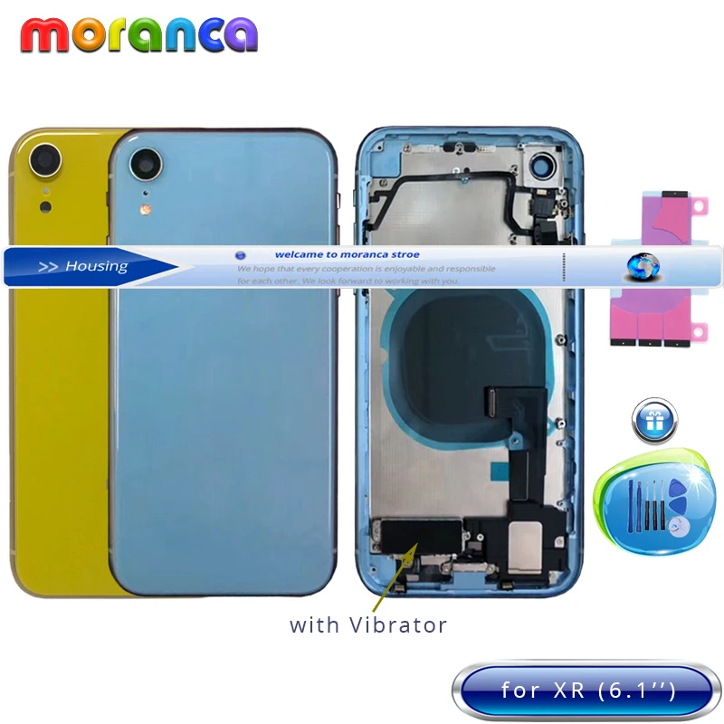Back Housing for IPhone XR XS Max XSMax Back Battery Cover Door XR Middle Frame Chassis + Glass Assembly with Flex Cable Parts 
Back Housing for IPhone XR XS Max XSMax Back Battery Cover Door XR Middle Frame Chassis + Glass Assembly with Flex Cable Parts