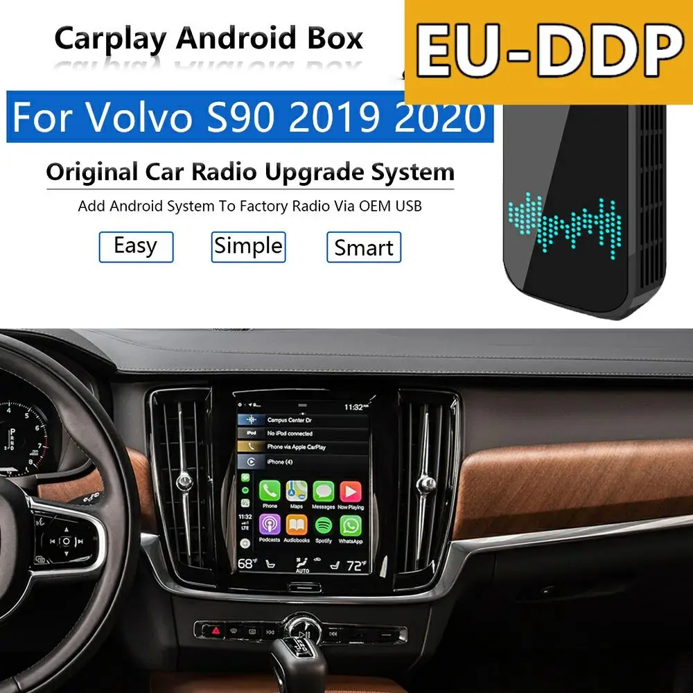 Авторадио Android AI Carplay обновленный для Volvo S90 2019 2020 радио Apple беспроводной автомобильный мультимедийный плеер Wifi Mirror Link
Авторадио Android AI Carplay обновленный для Volvo S90 2019 2020 радио Apple беспроводной автомобильный мультимедийный плеер Wifi Mirror Link