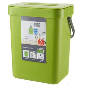 5L Waste Bin Kitchen Cabinet Door Hanging Trash Bin Trash Can Wall Mounted Bathroom Dustbin Garbage Bucket Waste Storage
5L Waste Bin Kitchen Cabinet Door Hanging Trash Bin Trash Can Wall Mounted Bathroom Dustbin Garbage Bucket Waste Storage