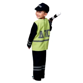 Carnival costume "Police officer DPS", jacket, trousers, cap, baton, size 32-34, height 128-134 cm
Carnival costume "Police officer DPS", jacket, trousers, cap, baton, size 32-34, height 128-134 cm
