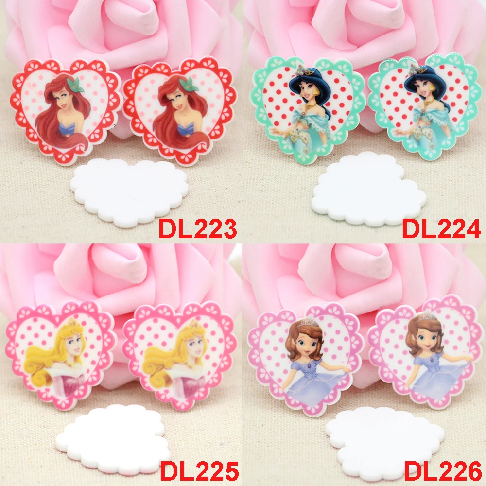 50pcs/lot 4 Styles Heart Shape Cartoon Princess Flatback Resin Cabochon Planar Resin DIY Crafts for Home Decoration Accessories
50pcs/lot 4 Styles Heart Shape Cartoon Princess Flatback Resin Cabochon Planar Resin DIY Crafts for Home Decoration Accessories