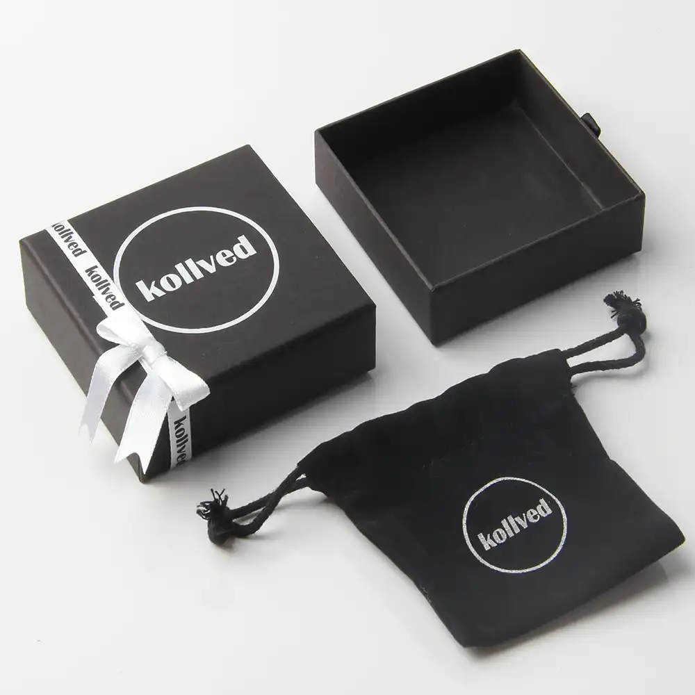 500pcs/lot custom cardboard paper gift jewelry box packaging