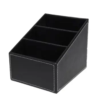 3 Cells Phone Remote Control Holder Pu Leather Storage Box Stationery Makeup Cosmetic Organizer Desk Decor
3 Cells Phone Remote Control Holder Pu Leather Storage Box Stationery Makeup Cosmetic Organizer Desk Decor