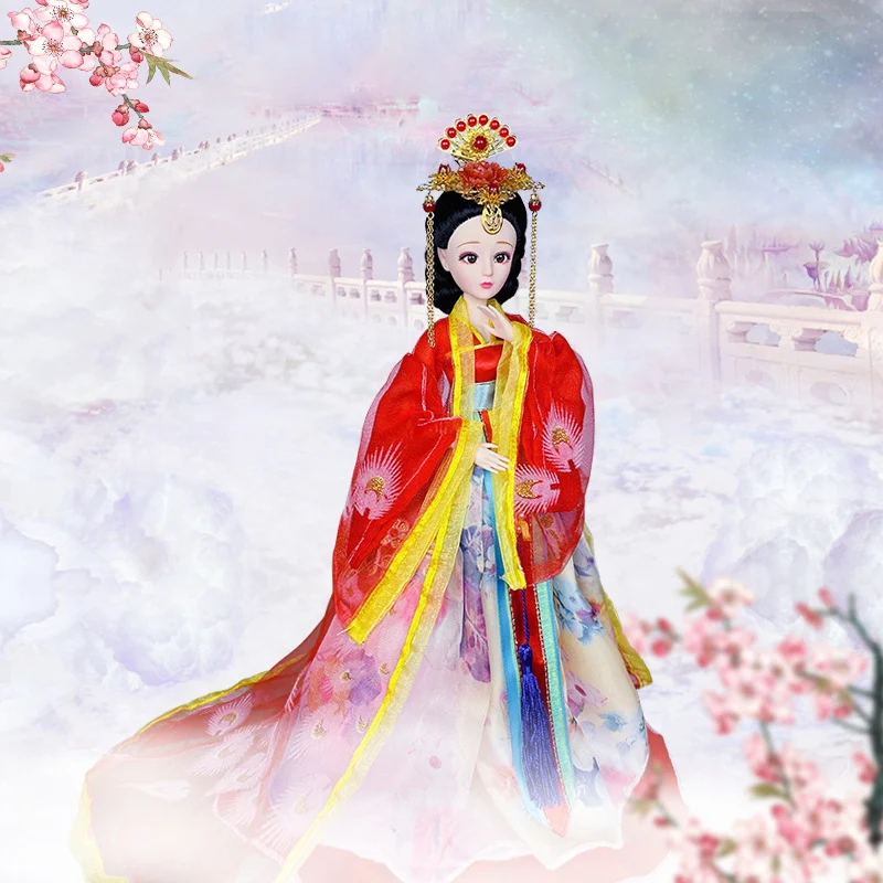 1/6 масштаб 30 см древний костюм Queen Fashion кукла с подвижными суставами наряд принцессы куклы виниловая модель игрушки подарок на день рождения для девочек