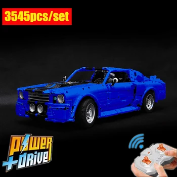RC Motor Power Functions Classic 1967 Ford Eleanor Mustang Racing Car fit Technic MOC-14616 Building Block Bricks Kid Toys Gift
RC Motor Power Functions Classic 1967 Ford Eleanor Mustang Racing Car fit Technic MOC-14616 Building Block Bricks Kid Toys Gift