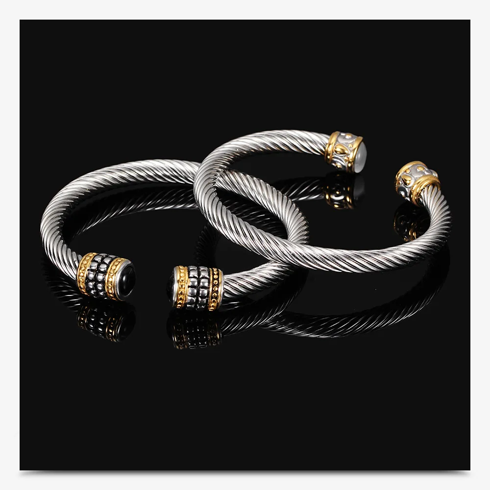 Vintage Bracelets Multi Twisted Cable Wire Bangle Fashion Bangles Free Ship Unique Designer Brand Christmas Cuff Bracelet
Vintage Bracelets Multi Twisted Cable Wire Bangle Fashion Bangles Free Ship Unique Designer Brand Christmas Cuff Bracelet