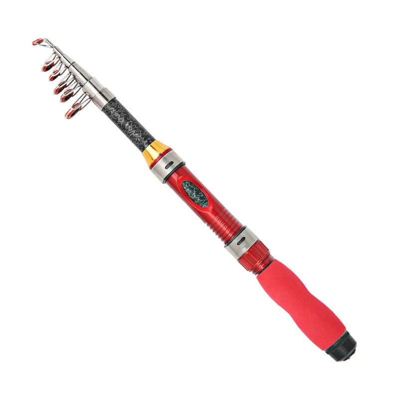 1.0M-2.1M Telescopic Fishing Rod FRP Carbon Mini Short Reel for Fishing Rod Tube Shrinkage 32 Cm Sea Fishing fishing pole
1.0M-2.1M Telescopic Fishing Rod FRP Carbon Mini Short Reel for Fishing Rod Tube Shrinkage 32 Cm Sea Fishing fishing pole