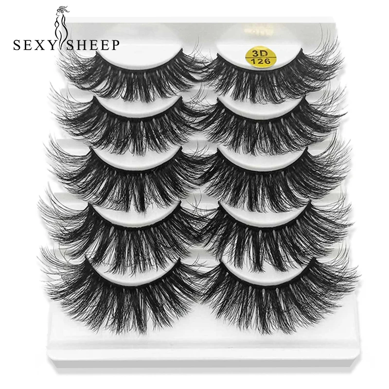 SEXYSHEEP 5Pairs Natural Long False Eyelashes Strip Fake Lashes Makeup Extension Handmade Fluffy Thick Eye Lashes For Beauty
SEXYSHEEP 5Pairs Natural Long False Eyelashes Strip Fake Lashes Makeup Extension Handmade Fluffy Thick Eye Lashes For Beauty