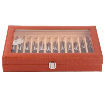 12 Orange Pen Box Leather Pen Display Box PU Pen Storage Box Leather Pencil Case Storage Box
12 Orange Pen Box Leather Pen Display Box PU Pen Storage Box Leather Pencil Case Storage Box