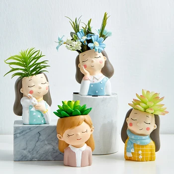 Nordic Birthday Gift Ideas Succulent Plant Pot Cute Girl Boy Flower Planter Vase Flowerpot Creat Design Home Garden Bonsai Pots
Nordic Birthday Gift Ideas Succulent Plant Pot Cute Girl Boy Flower Planter Vase Flowerpot Creat Design Home Garden Bonsai Pots