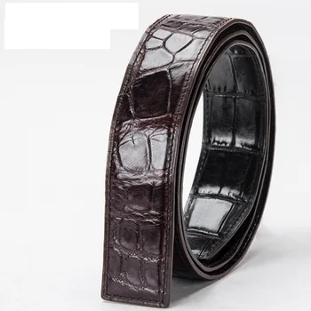 Double-sides Designer Men's Chic Belts Authentic Real Crocodile Belly Skin Fancy Waist Strap Genuine Alligator Leather Male Belt
Double-sides Designer Men's Chic Belts Authentic Real Crocodile Belly Skin Fancy Waist Strap Genuine Alligator Leather Male Belt