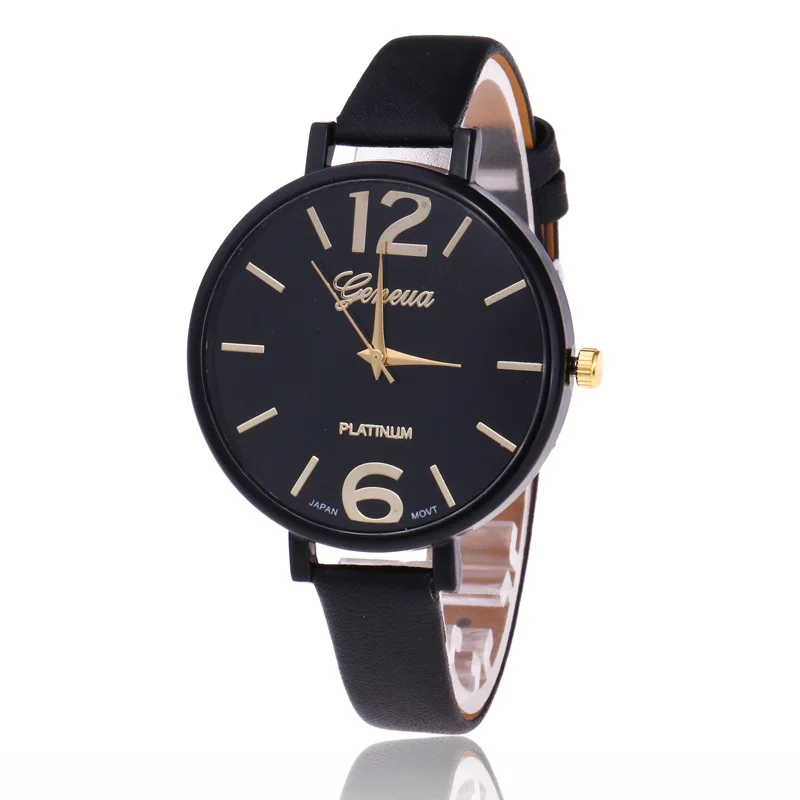 Hot Selling Geneva Fashion Women's Belt Watch Geneva Simple with Numbers Measuring Quartz Watch
Hot Selling Geneva Fashion Women's Belt Watch Geneva Simple with Numbers Measuring Quartz Watch