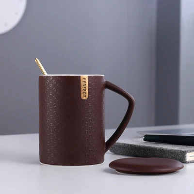 Ceramic Creative Nordic Style Coffee Mug With Cover And Spoon Household Milk Coffee Cup Simple Student Cup Drinkware Gift
Ceramic Creative Nordic Style Coffee Mug With Cover And Spoon Household Milk Coffee Cup Simple Student Cup Drinkware Gift
